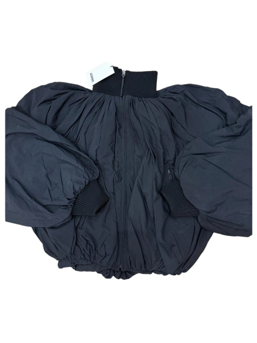 Jacquemus Black Oversized Bomber Jacket